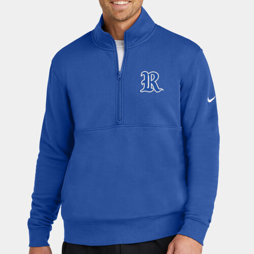 Club Fleece Sleeve Swoosh Embroidered 1/2 Zip Thumbnail